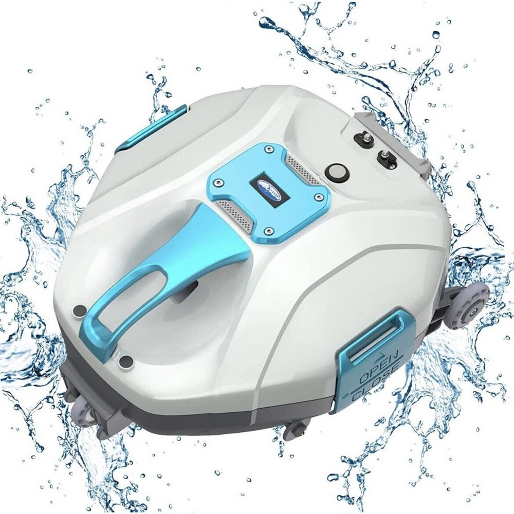 AQUAFYSH Automatic Pool Cleaner for Above/Inground Pool Cordless Robotic 90 Mins
